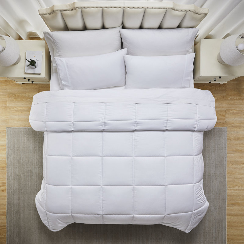 Modern Threads Down Alternative Microfiber Quilted Reversible Comforter & Duvet Insert, Queen Comforter