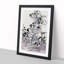 Birds & Flowers by Kono Bairei - Picture Frame Painting Print-55501024-55501027