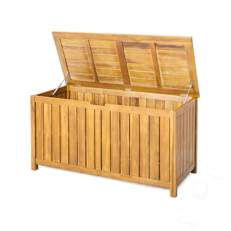 Outdoor Wooden Deck Box