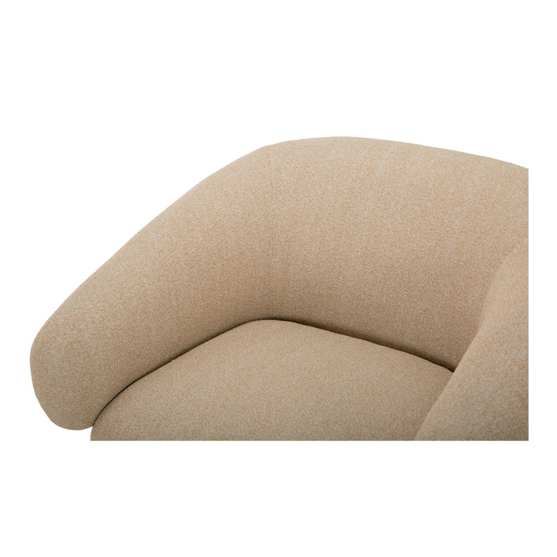 Otto Armchair, Tan Polyester