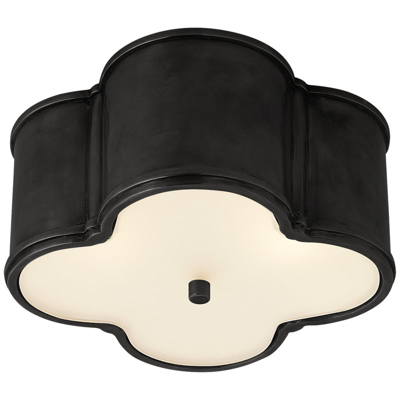 Alexa Hampton Basil Small Flush Mount, Gun Metal