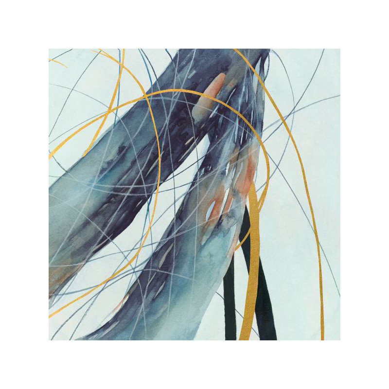 Sea Voyage IV Print by Sara Brown, Glass Coat, 30" H x 30" W x 1.5" D
