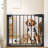 Demetia Pressure Mounted Pet Gate With Door-235894022