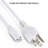 4ft 3 Prong Power Cord for LED Light