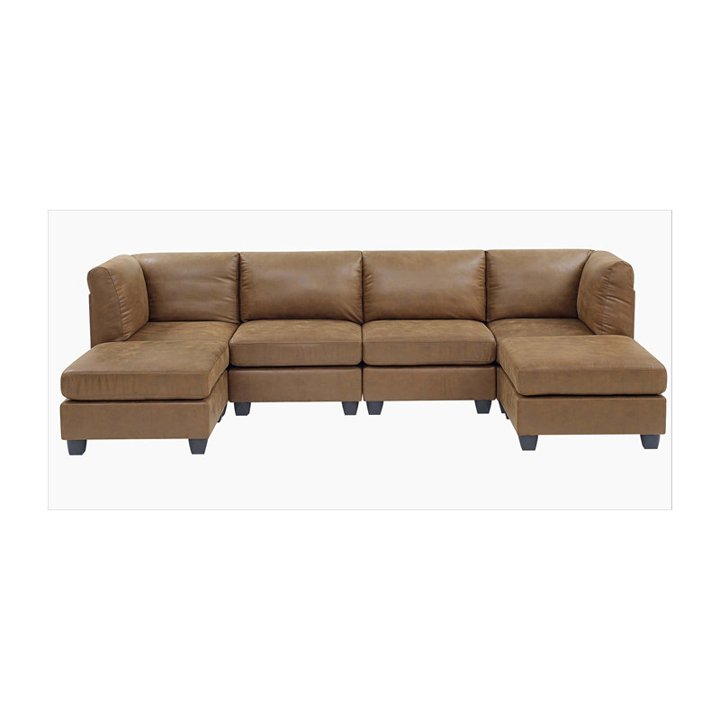 Canapé modulaire en similicuir