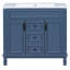 Meuble-lavabo simple avec plateau 35,9 Daquona