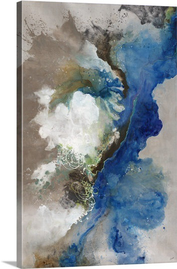 «Granite Tide» Mallon, reproduction d'art de Frostburg, H 12 po x l 8 po x P 1,5 po, Toile