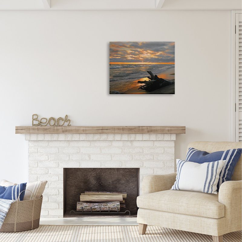 «Driftwood at Sunset» par Steve Toole, H 24 po x l 30 po x P 1,5 po
