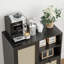 Buffet en rotin avec tablette réglable-930287197