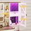 Ensemble de coiffeuse blanche avec lumières, miroir et tabouret de rangement pour coiffeuse-819108774