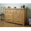 Hagberg Solid Wood 135cm W 7 - Drawer Chest of Drawers