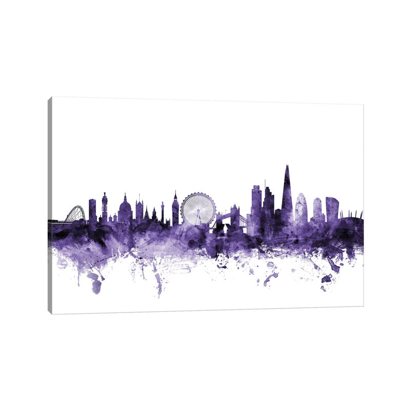 London, England Skyline I by Michael Tompsett - 1 Piece Wrapped Canvas Painting, 152.5 cm H x 101.5 cm W