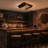 Retro 4-Light Ceiling Light, Industrial Chandelier