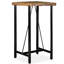 Jillian Solid Wood Top Metal Base Dining Table