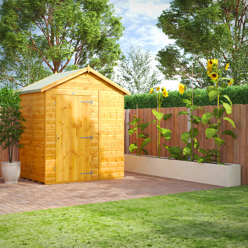 Powersheds 4 x 6ft Timber Tongue & Groove Windowless Garden Shed