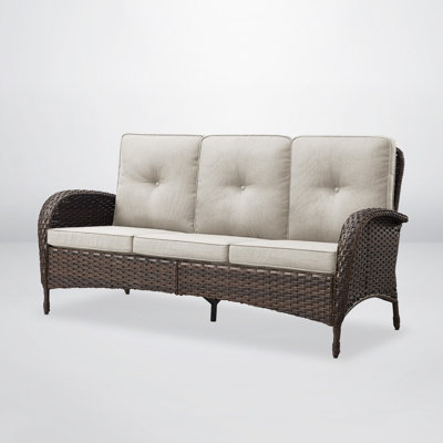 Gaetanino 72'' Wide Straight Patio Sofa with Cushions
