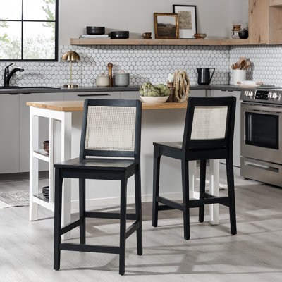 Beckwith 24'' Solid Wood Counter Stool