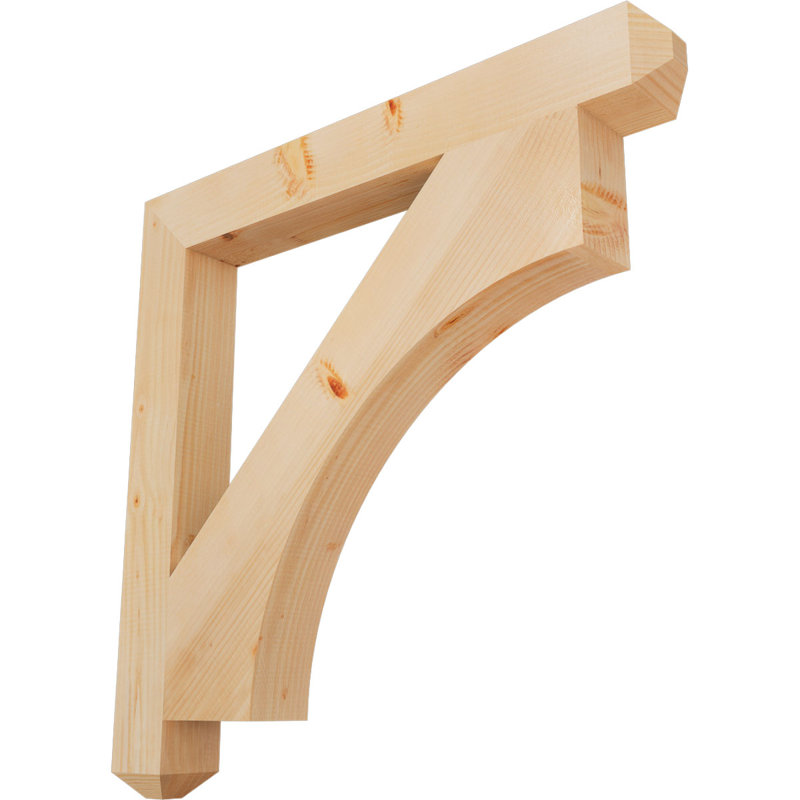 Support Westlake Craftsman, Douglas, Lisse, H 34 po x l 3,5 po x P 34 po
