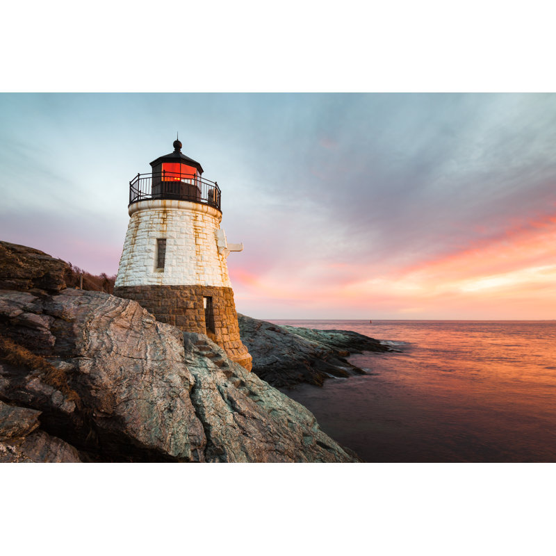 Castle Hill Lighthouse - Wrapped Canvas Print, 20cm H x 30cm W