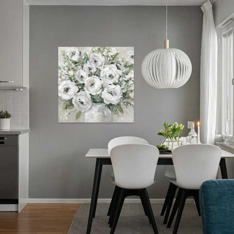 Art mural simple Simply Soft Flower, H 32 po x l 32 po