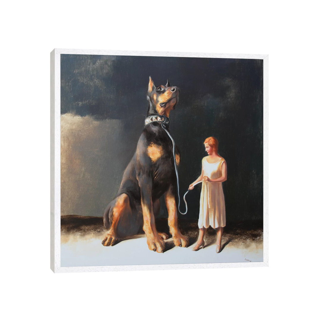 Protectress von Rudolf Kosow - Galerie-verpackte Leinwand Giclée