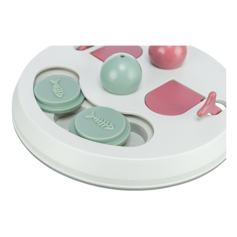 Interactive Round Flip Board Puzzle Toy for Cats and Dogs