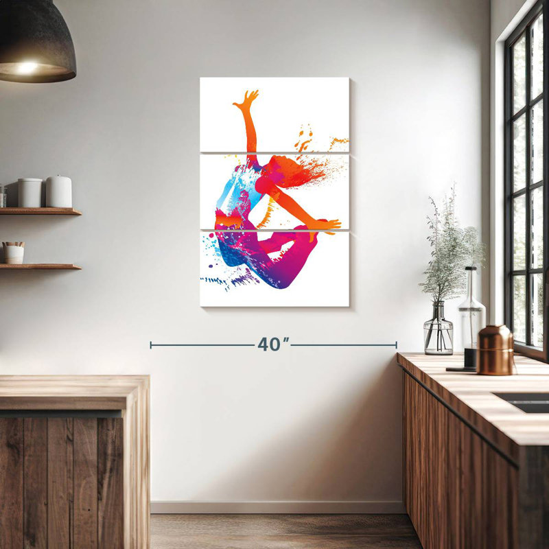 Enn Dancer Colour Splash, 38" H x 24" W
