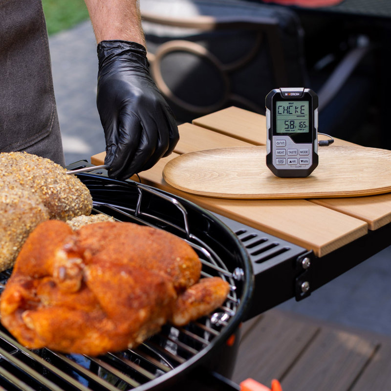 Thermomètre et minuterie de barbecue à sonde simple