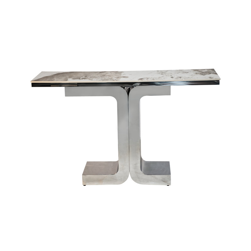 Console en marbre de 51 po Djanae