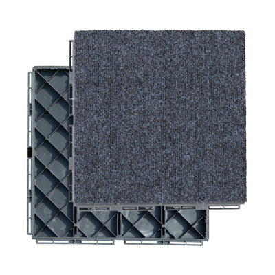 Carreaux de terrasse en plastique mat
