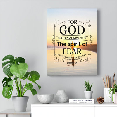 Spirit Of Fear - Wrapped Canvas Print