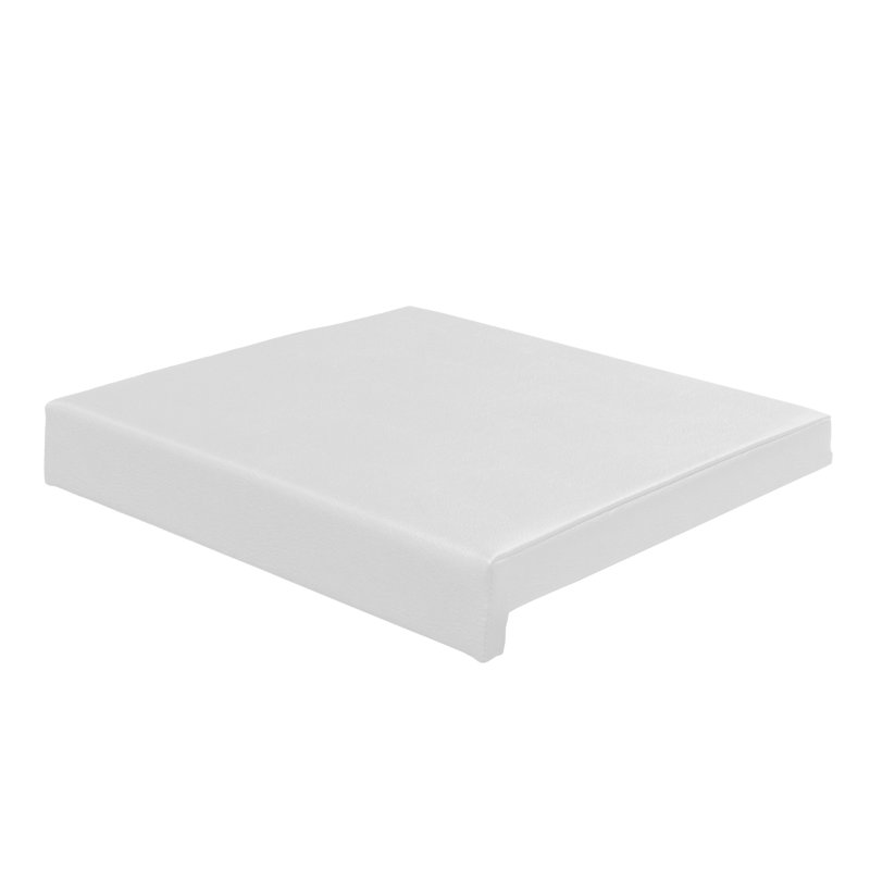 Footstool Cushion, White