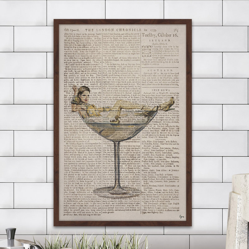 " Sexy Drink " by Eyre Tarney, 24" H x 16" W x 1.5" D