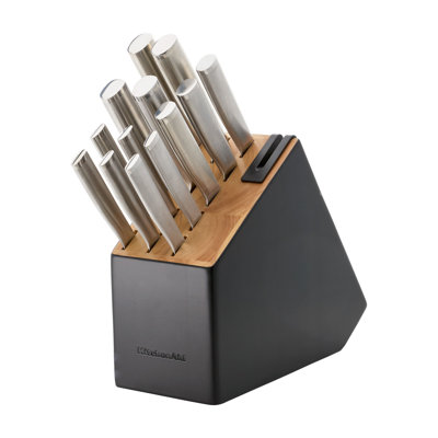 Kitchenaid Gourmet Two Tone Knife Block Set, 14 Piece