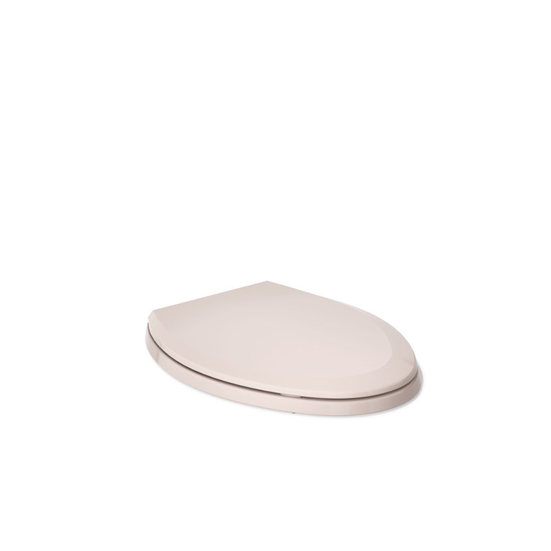 Lustra with Quick-Release Hinges Toilet Seat, Wild Rose, Elongated