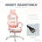 Gaming Chair With Footrest,Racing Gamer Chair, Headrest And Lumbar Support, For Home And Office-1879855006-1879855000