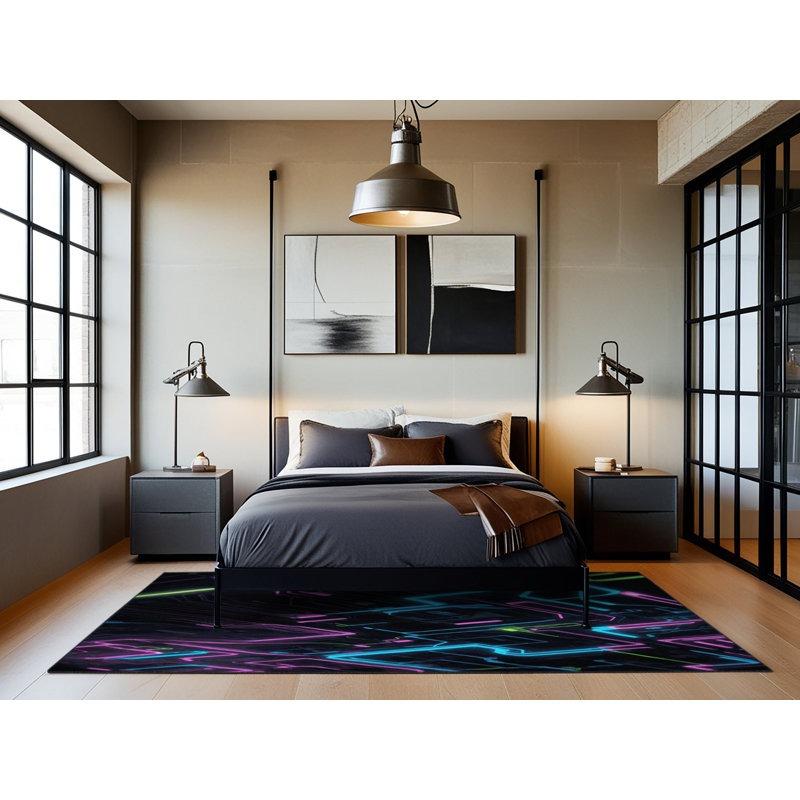 Tapis Glow Stream, Rond 3 pi