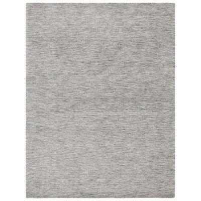 Froelich Handloomed Wool Cotton Rug in Gray