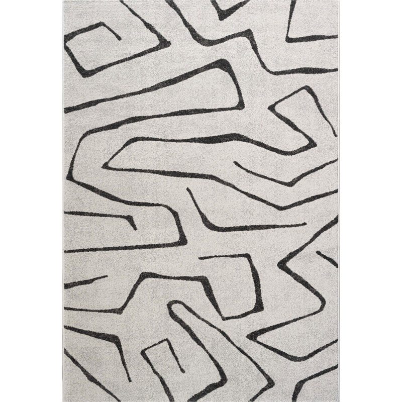 Berga Geometric Area Rug, Rectangle 200 x 290cm