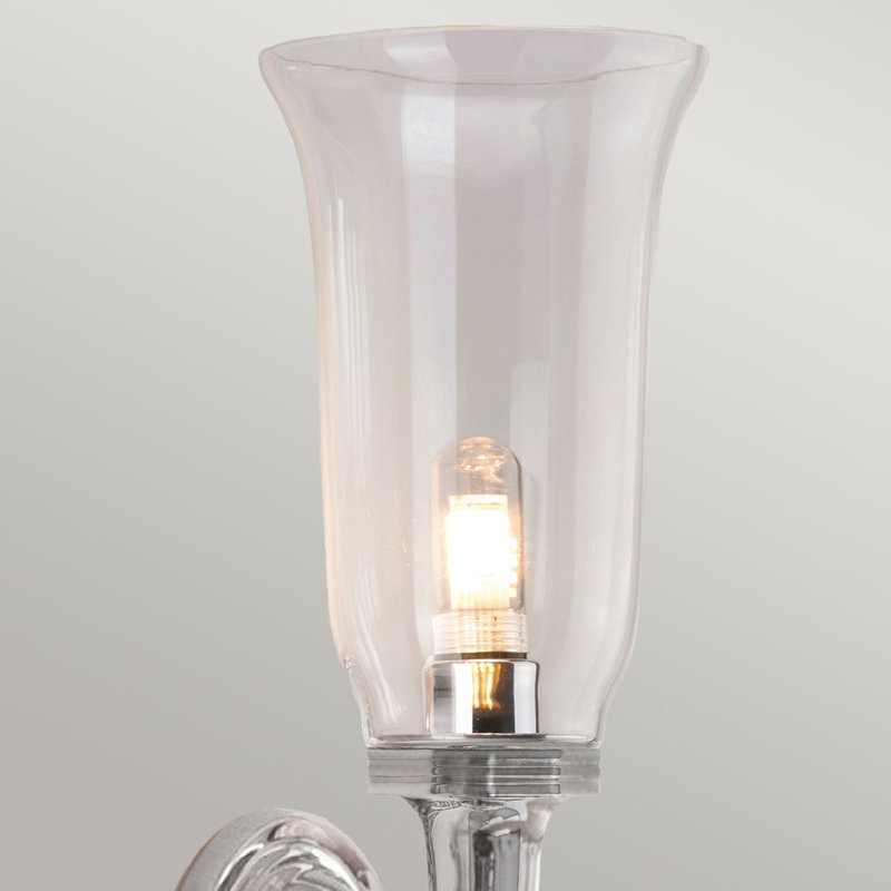 Thornsberry 1-Light Wallchiere, Polished Chrome