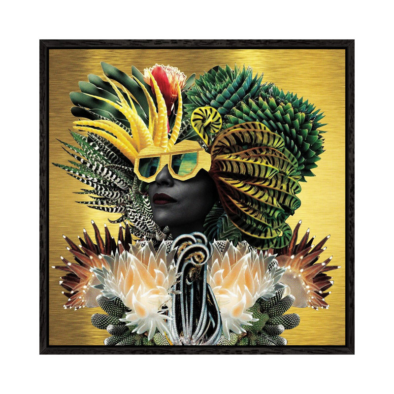 In Plain Sight by Lolita Lorenzo - Print on Canvas, 93.98cm H x 93.98cm W x 3.81cm D, Black Floater Framed