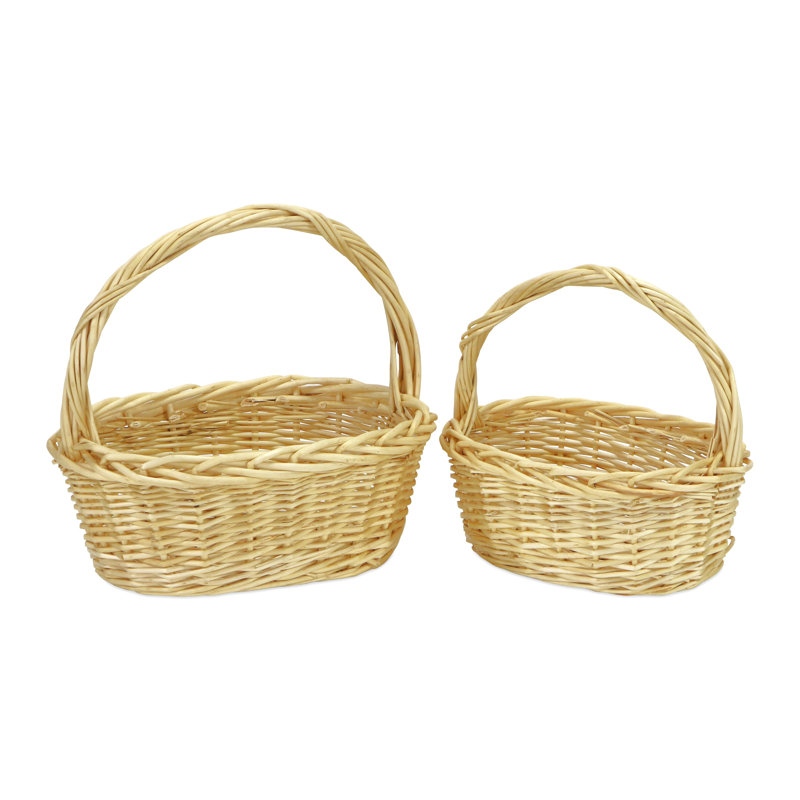 Ensemble de 2 paniers en osier