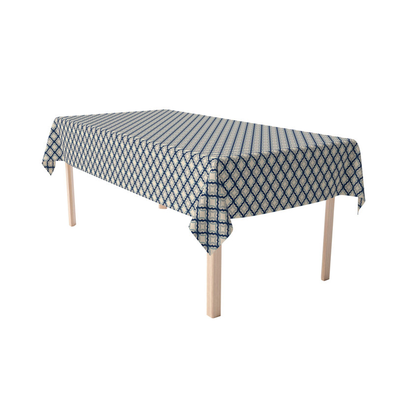 Kiomi Diamond Ogee Tablecloth, 120" L x 60" W