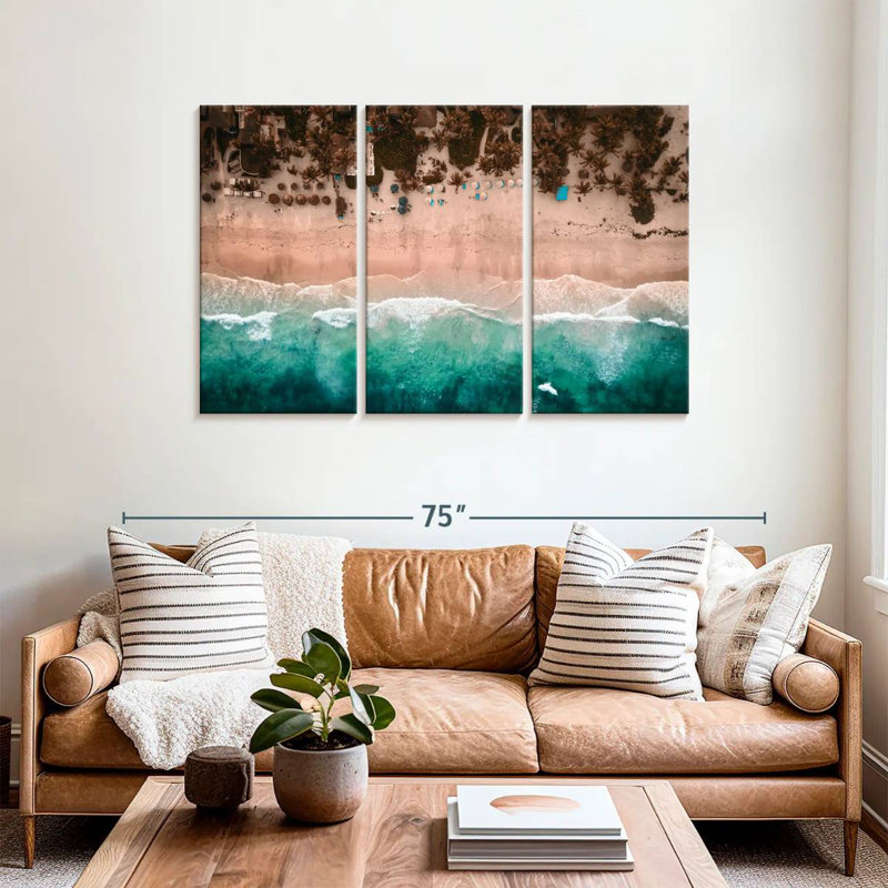 Gillard Beach Shore, H 36 po x l 57 po