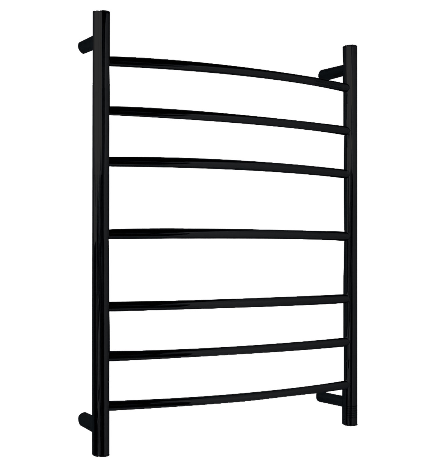 Gown Wall Mount Electric Towel Warmer, Matte Black
