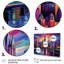 Pop Chicago Cityscape I sur impression sur toile-646651015-646651134