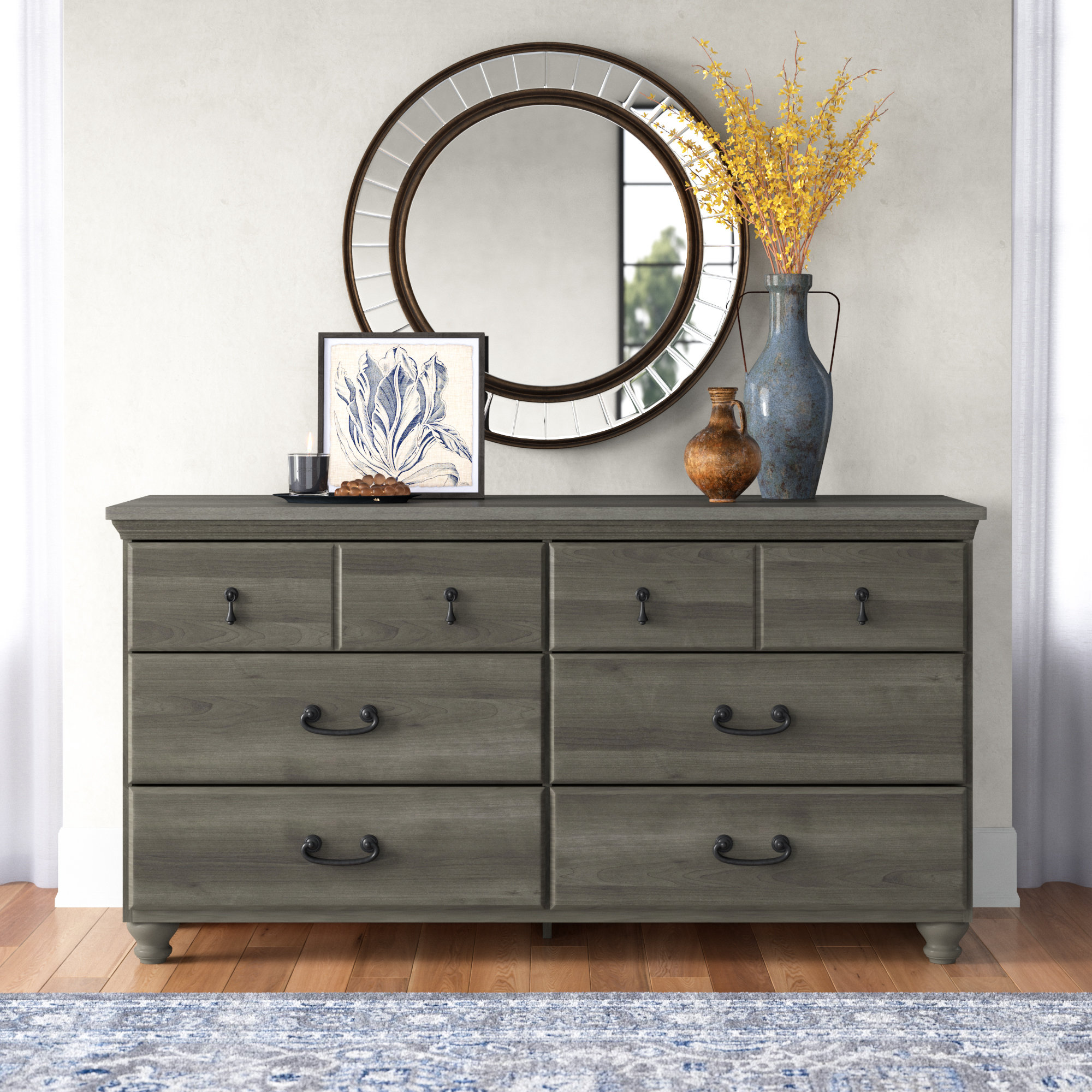 Three Posts Haymeadow 6 Drawer Dresser Reviews Wayfair
