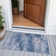 Machine Washable Indoor/Outdoor Xhevrie Navy Rug
