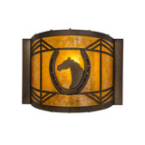 Rustic Lodge 1 - Light Flush Mounted Sconce