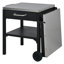 Chariot de cuisine avec chariot pliable et plateau de rangement pour la cour-346960565